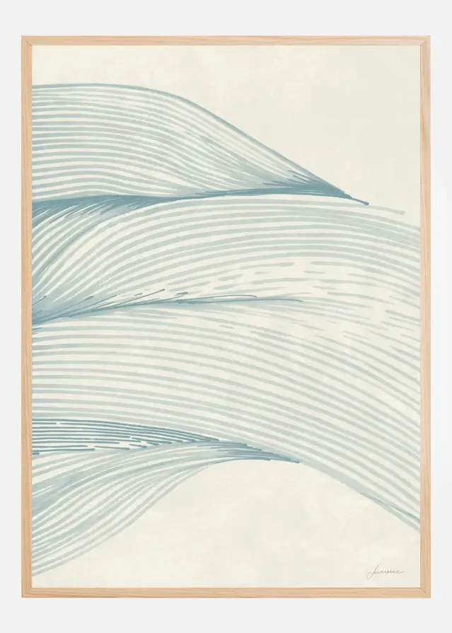 Bildverkstad Ocean in lines 01 Poster