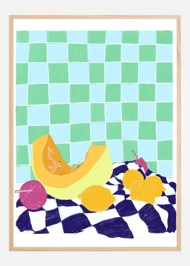 Bildverkstad Pandc Neonstilllife Copy Poster