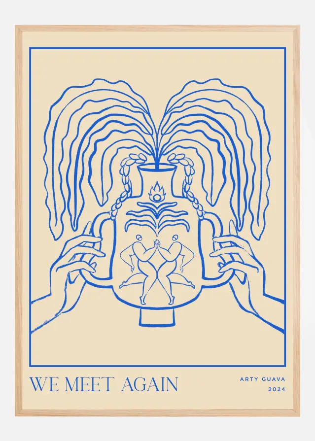 Bildverkstad Vessel Collection : We Meet Again (LineArt) Poster