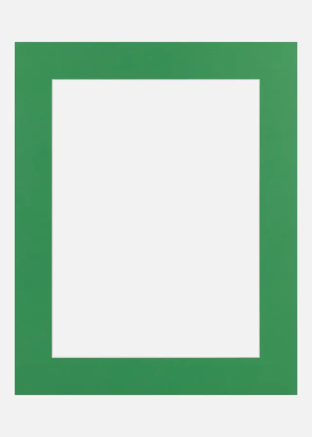 Jämtlands Ramfabrik Passepartout Irish Green (Witte kern) 50x70 cm (41x58,4 - A2)