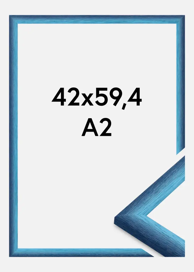 Jämtlands Ramfabrik Kader Cornwall Acrylglas Donkerblauw 42x59,4 cm (A2)