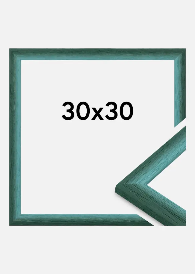 Jämtlands Ramfabrik Kader Cornwall Acrylglas Donkergroen 30x30 cm