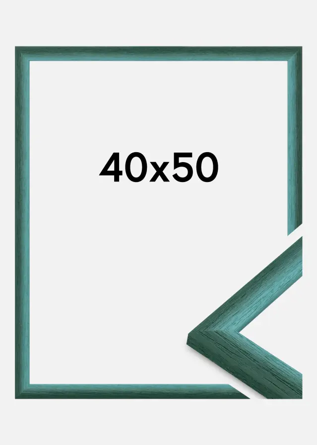 Jämtlands Ramfabrik Kader Cornwall Acrylglas Donkergroen 40x50 cm