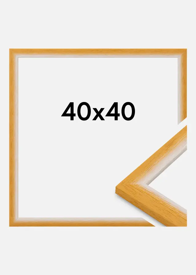 Jämtlands Ramfabrik Kader Cornwall Acrylglas Goud 40x40 cm