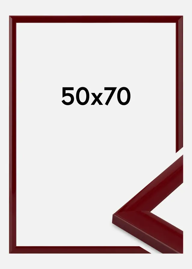 Jämtlands Ramfabrik Kader Dorset Acrylglas Donkerrood 50x70 cm