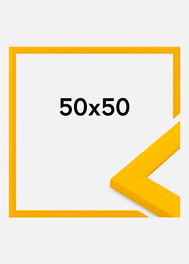 Jämtlands Ramfabrik Kader Dorset Acrylglas Goud 50x50 cm