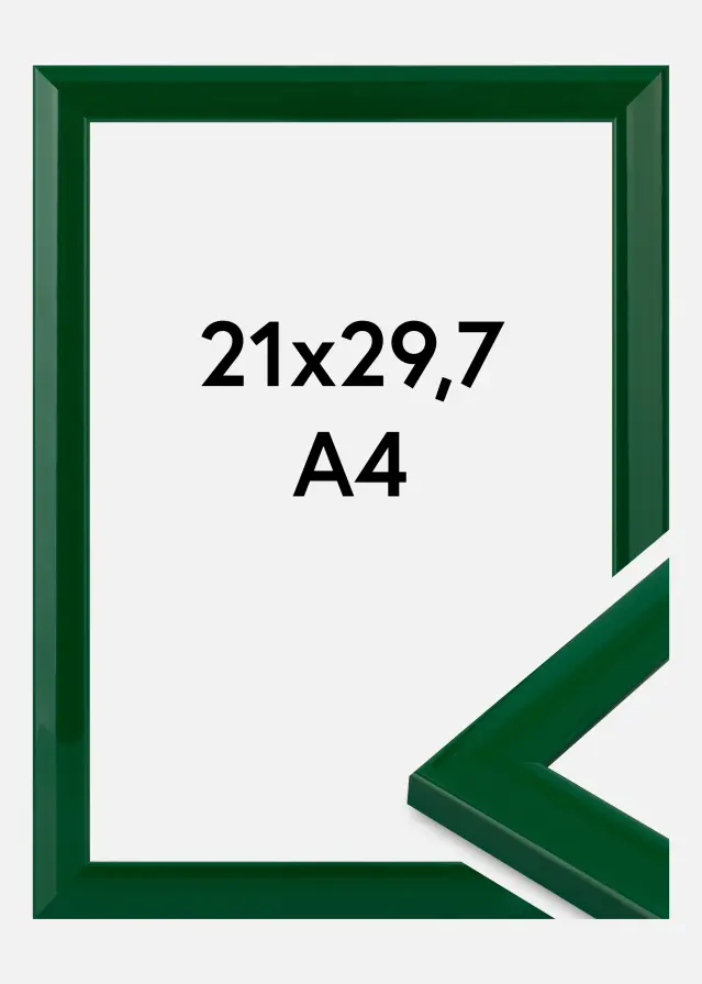Jämtlands Ramfabrik Kader Dorset Acrylglas Groen 21x29,7 cm (A4)