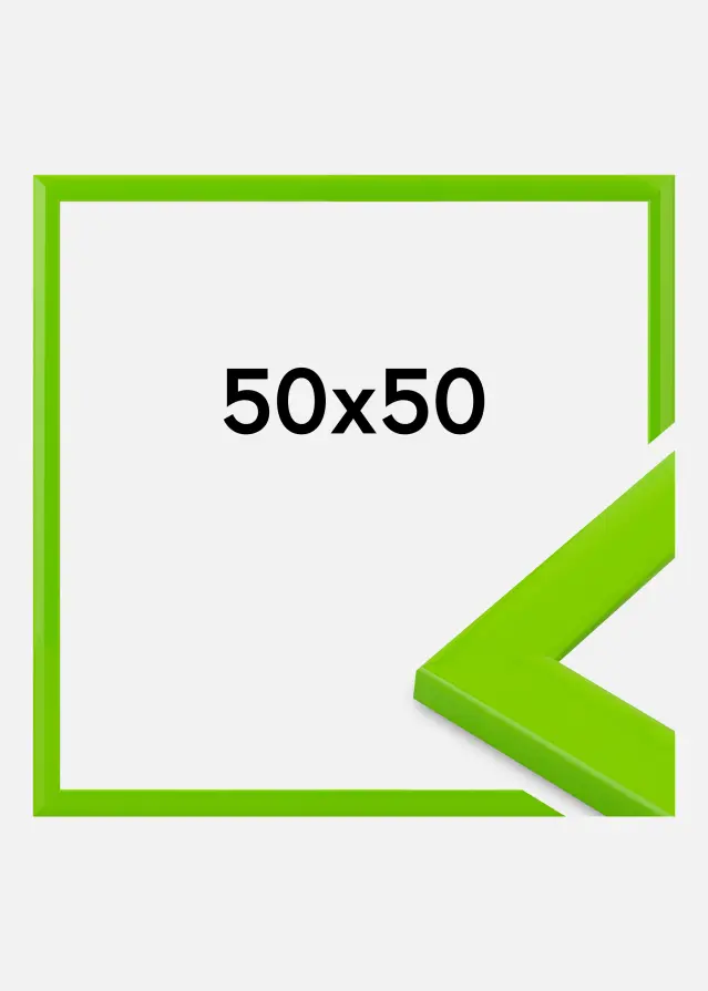 Jämtlands Ramfabrik Kader Dorset Acrylglas Lichtgroen 50x50 cm