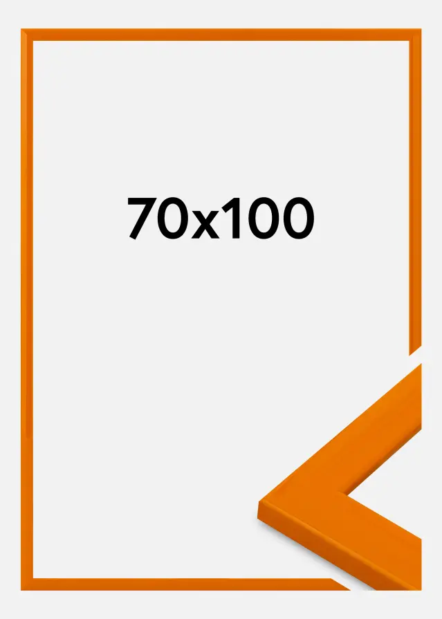 Jämtlands Ramfabrik Kader Dorset Acrylglas Oranje 70x100 cm