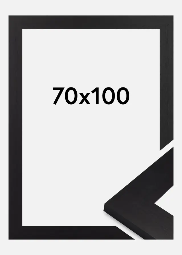 Jämtlands Ramfabrik Kader Dover Acrylglas Zwart 70x100 cm
