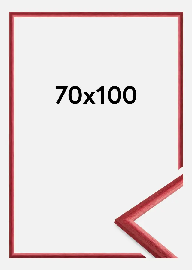 Jämtlands Ramfabrik Kader Cornwall Acrylglas Donkerrood 70x100 cm