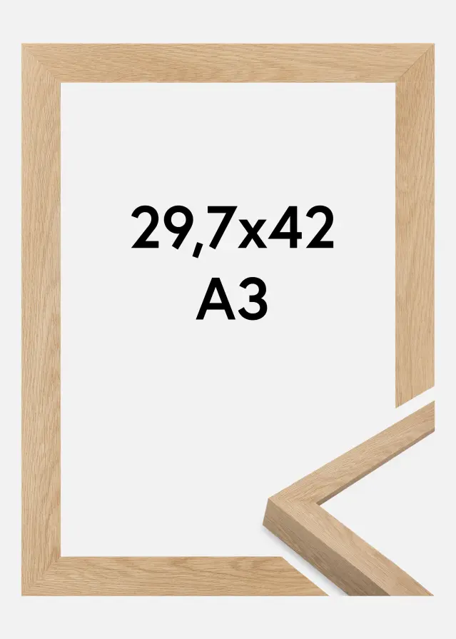 Jämtlands Ramfabrik Kader Wells Acrylglas Eik 29,7x42 cm (A3)