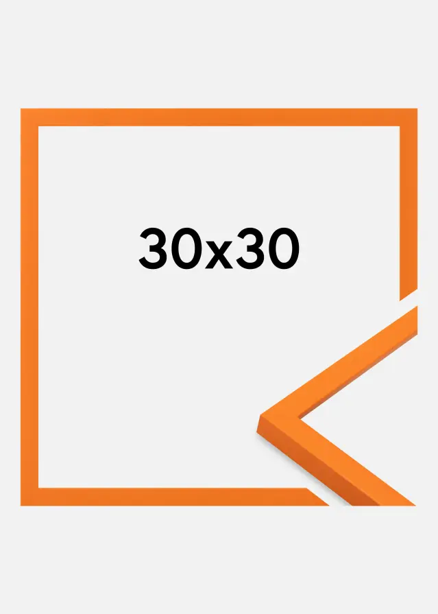 Jämtlands Ramfabrik Kader Kent Acrylglas Oranje 30x30 cm