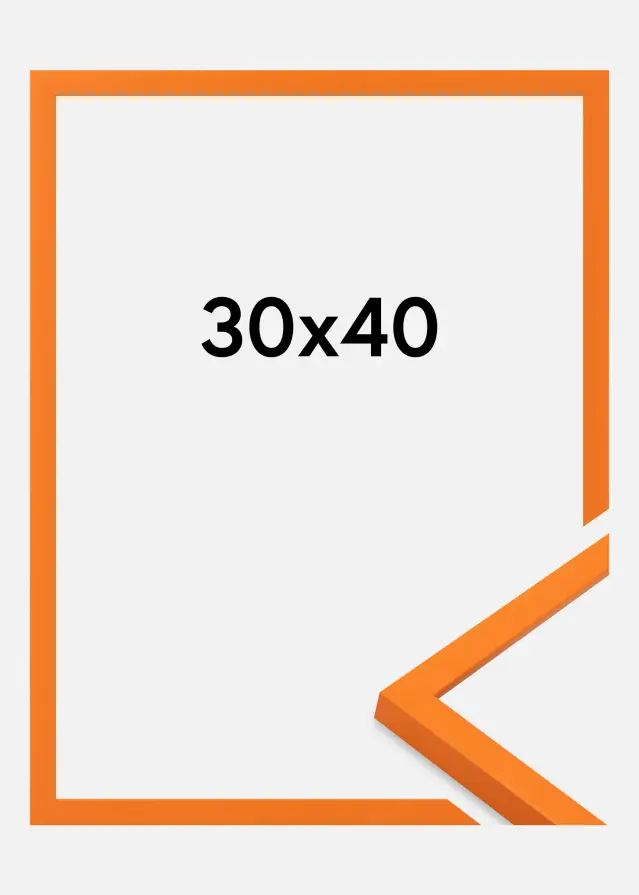 Jämtlands Ramfabrik Kader Kent Acrylglas Oranje 30x40 cm