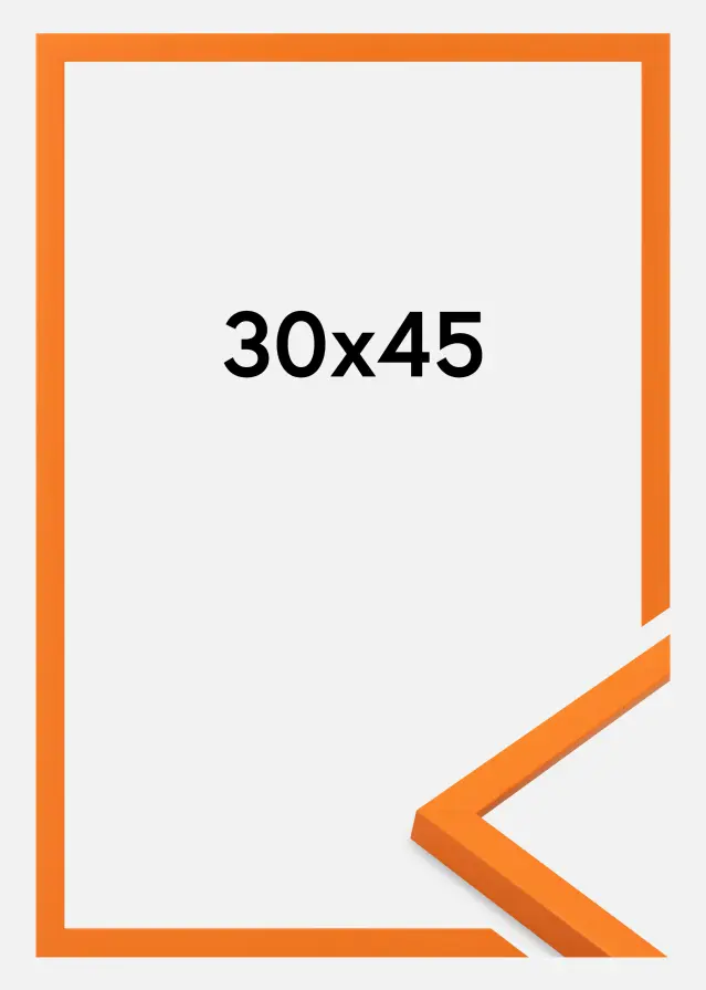 Jämtlands Ramfabrik Kader Kent Acrylglas Oranje 30x45 cm