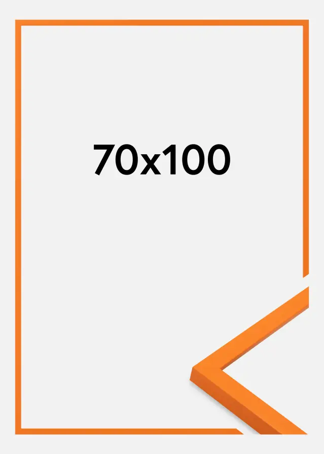 Jämtlands Ramfabrik Kader Kent Acrylglas Oranje 70x100 cm