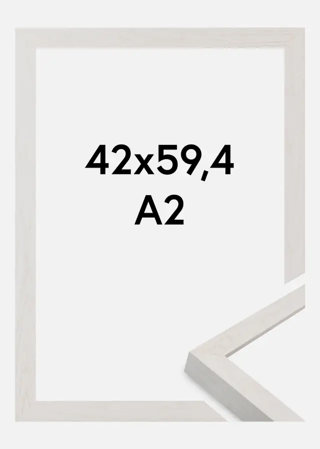 Jämtlands Ramfabrik Kader Wells Acrylglas Wit 42x59.4 cm (A2)