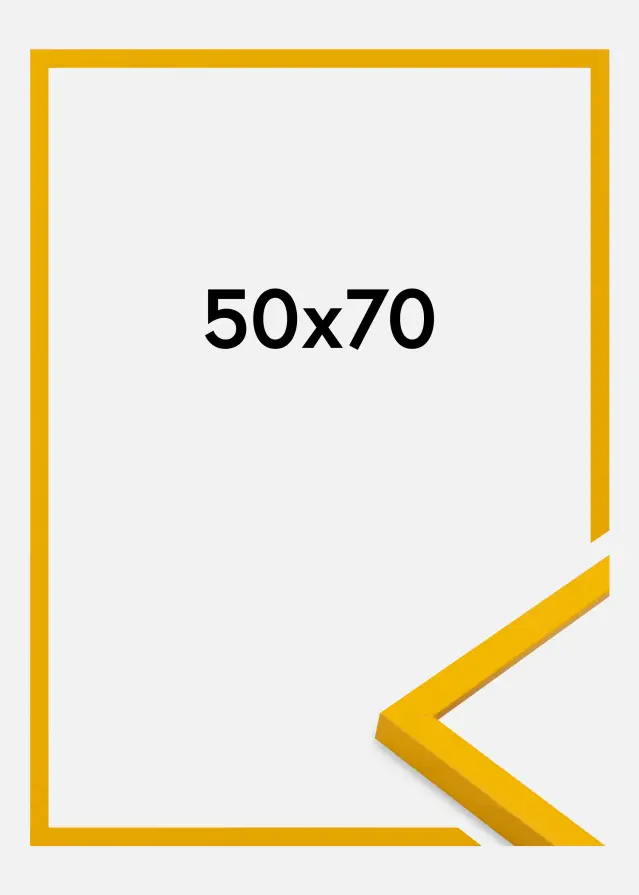 Jämtlands Ramfabrik Kader Kent Acrylglas Goud 50x70 cm