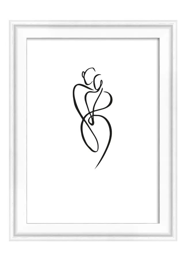 Walther Kader Silhouette Wit 10x15 cm