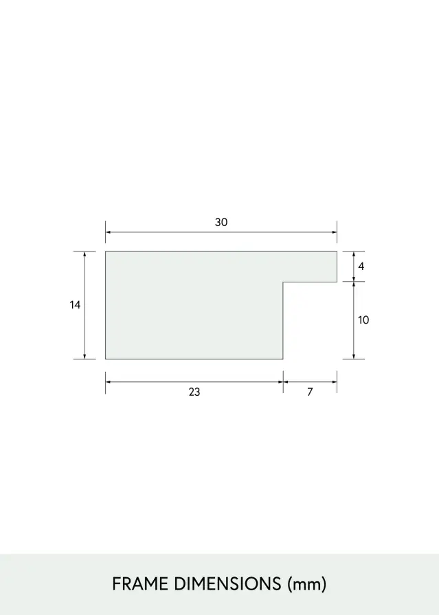 BGA BGA Select Wide Acrylglas Eikenhout 42x59,4 cm (A2)