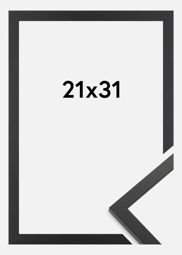 Jämtlands Ramfabrik Kader Trendy Acrylglas Zwart 21x31 cm