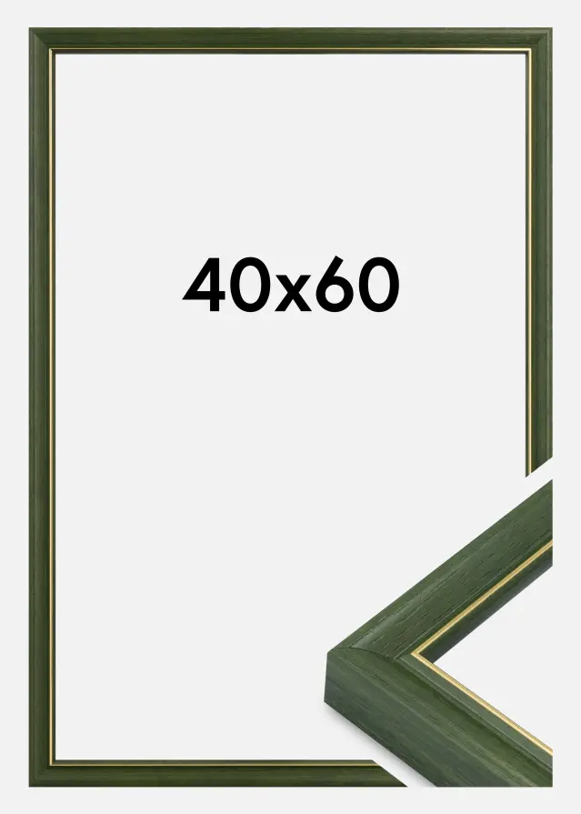 Jämtlands Ramfabrik Kader Canterbury Acrylglas Groen 40x60 cm