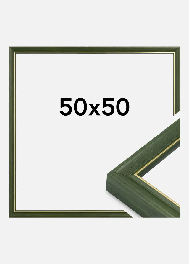 Jämtlands Ramfabrik Kader Canterbury Acrylglas Groen 50x50 cm