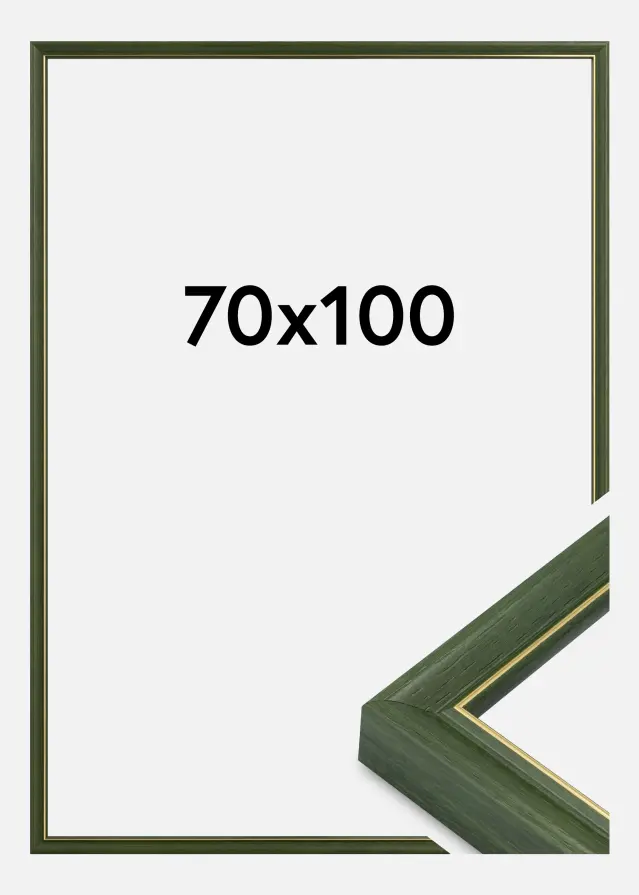 Jämtlands Ramfabrik Kader Canterbury Acrylglas Groen 70x100 cm