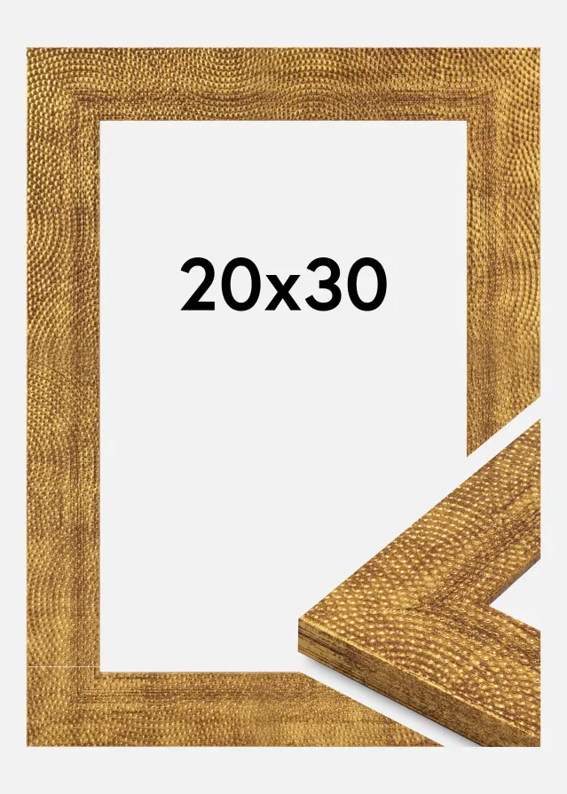 Jämtlands Ramfabrik Kader Linea Acrylglas Goud 20x30 cm