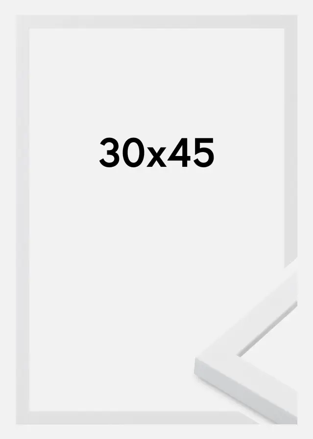 Jämtlands Ramfabrik Kader Oban Acrylglas Wit 30x45 cm