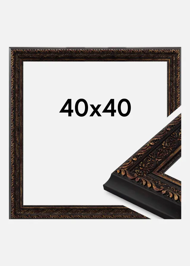 Jämtlands Ramfabrik Kader Imperial Acrylglas Goud 40x40 cm