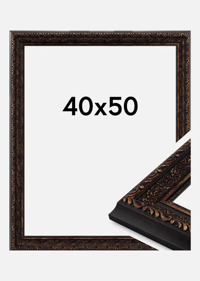 Jämtlands Ramfabrik Kader Imperial Acrylglas Goud 40x50 cm
