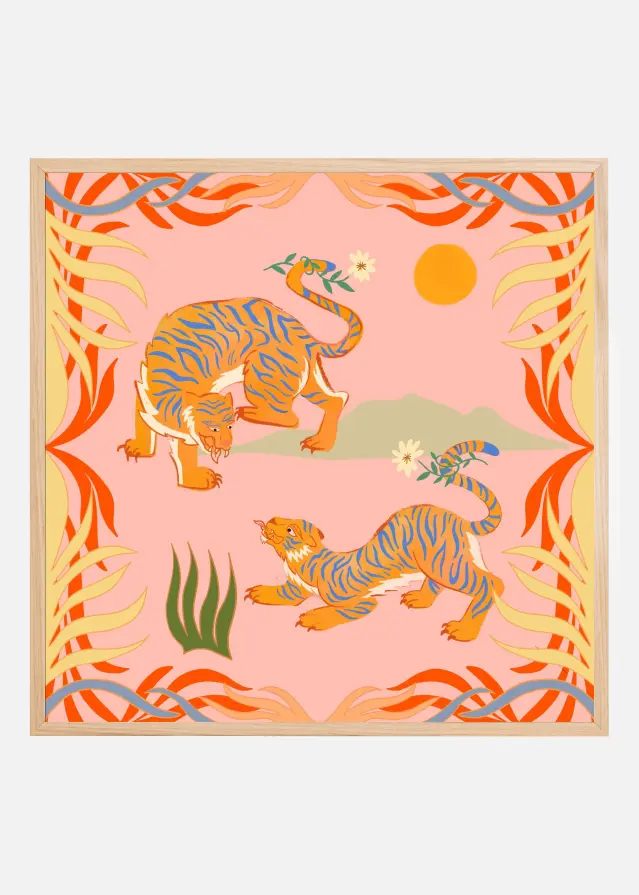 Bildverkstad Rawring Playmates Poster