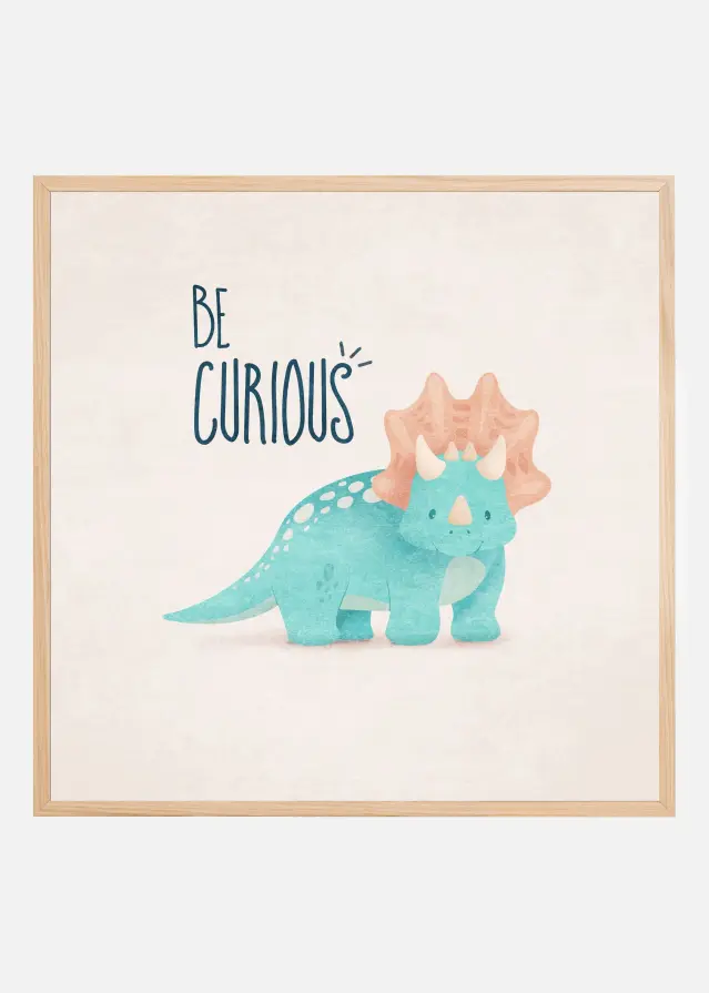 Bildverkstad Curious Dino Wonder Poster