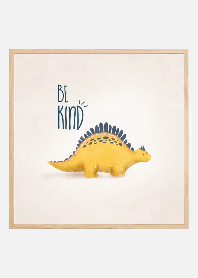 Bildverkstad Friendly Dino Message Poster