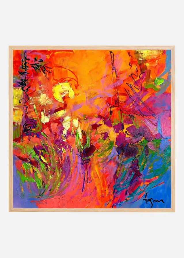 Bildverkstad Vivid Sunburst Poster