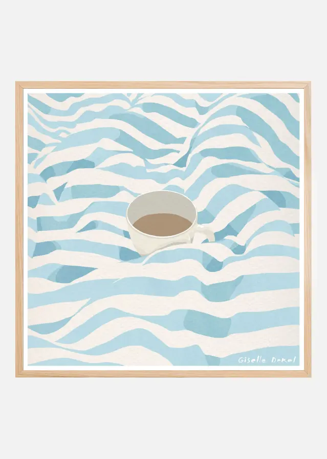 Bildverkstad Coffee In Bed Poster