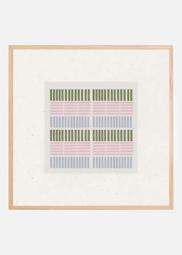 Bildverkstad Pastel Patterns Poster