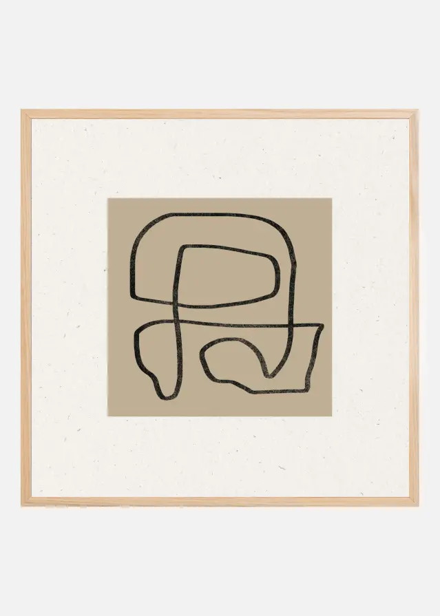 Bildverkstad Curved Labyrinth Poster