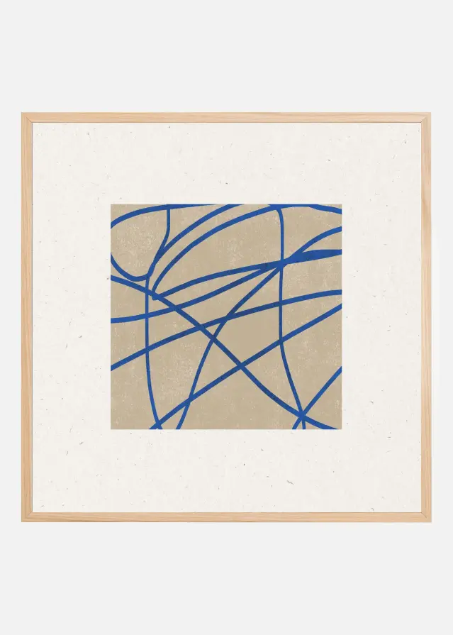 Bildverkstad Blue Web Dance Poster