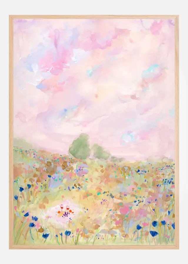 Bildverkstad Pastel Meadow Bliss Poster