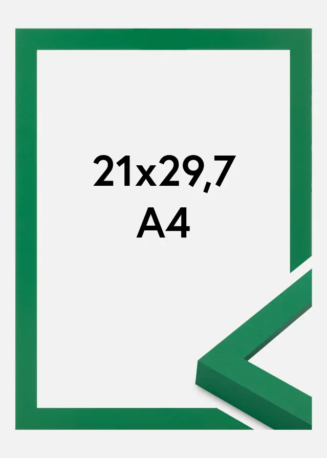 Jämtlands Ramfabrik Kader Selection Acrylglas Light Green 21x29.7 cm (A4)