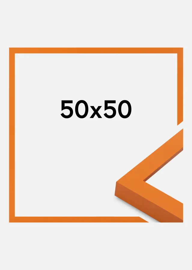 Jämtlands Ramfabrik Kader Selection Acrylglas Orange 50x50 cm