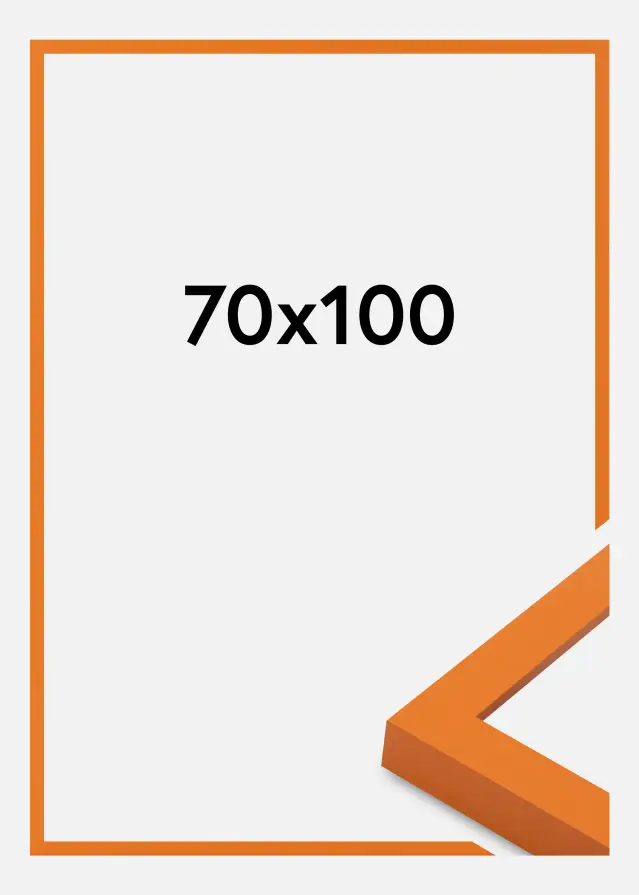 Jämtlands Ramfabrik Kader Selection Acrylglas Orange 70x100 cm