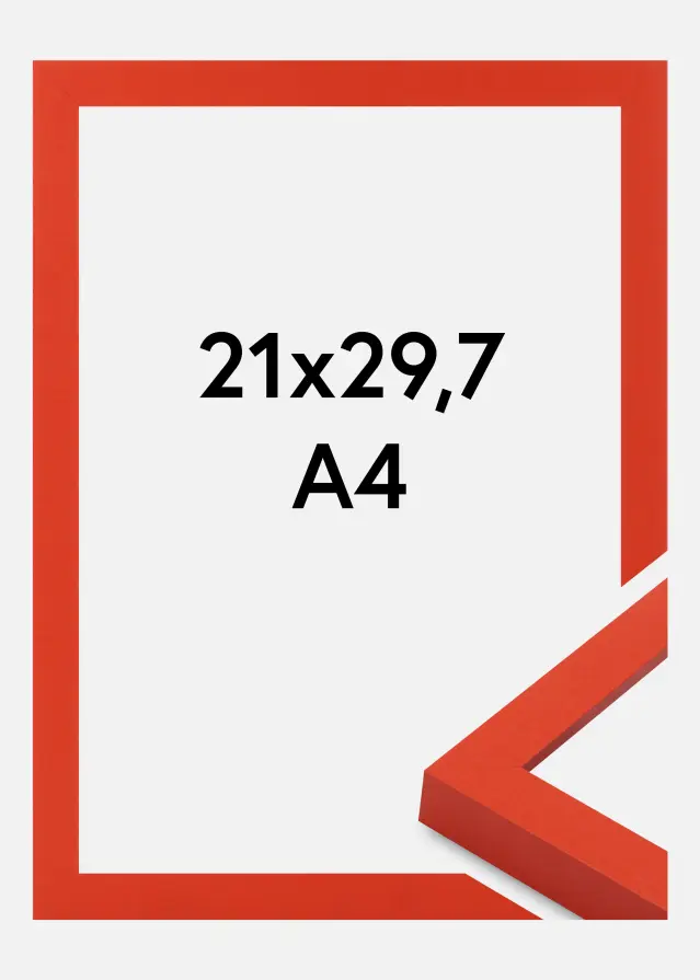 Jämtlands Ramfabrik Kader Selection Acrylglas Red 21x29.7 cm (A4)