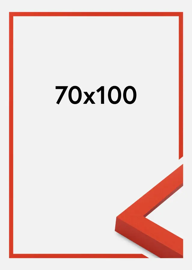 Jämtlands Ramfabrik Kader Selection Acrylglas Red 70x100 cm