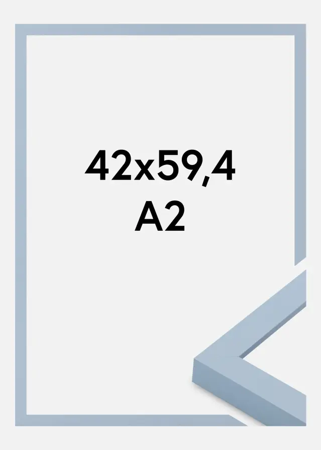 Jämtlands Ramfabrik Kader Selection Acrylglas Sky Blue 42x59.4 cm (A2)