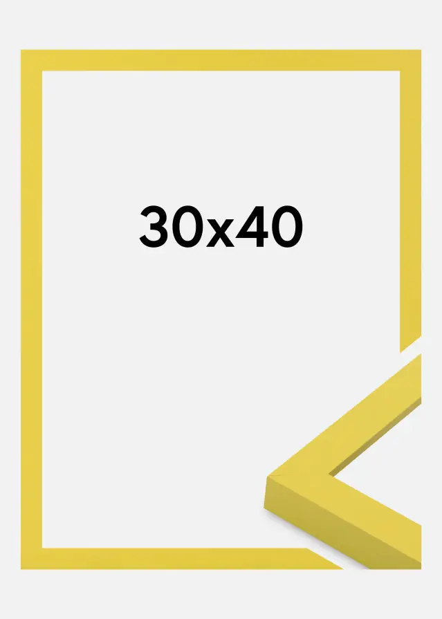 Jämtlands Ramfabrik Kader Selection Acrylglas Yellow 30x40 cm