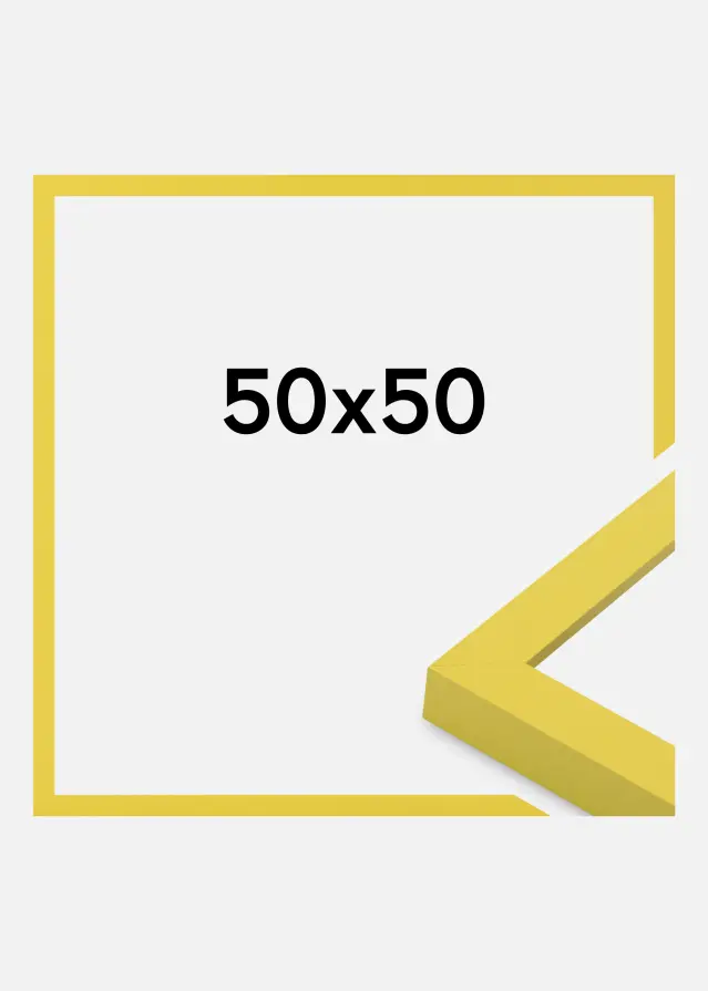 Jämtlands Ramfabrik Kader Selection Acrylglas Yellow 50x50 cm