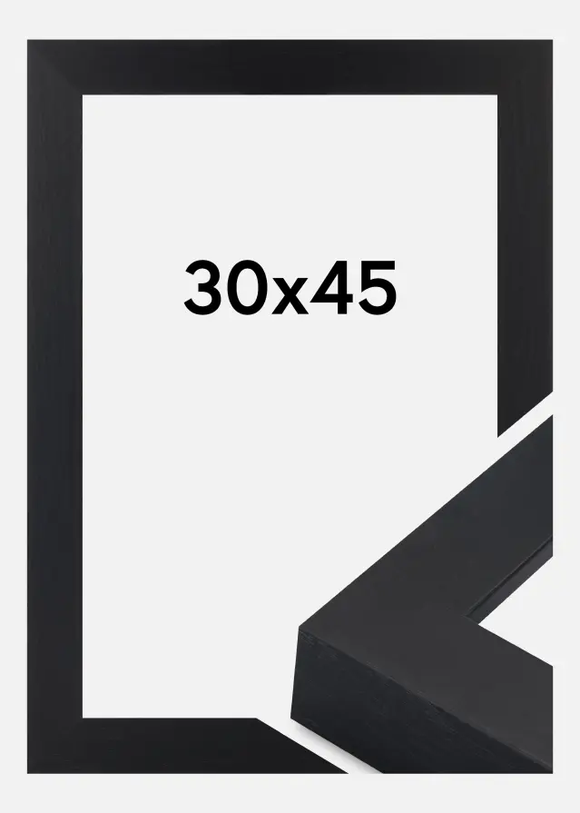 Jämtlands Ramfabrik Kader Wells Acrylglas Zwart 30x45 cm